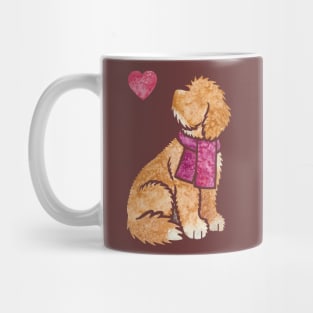 Watercolour Cockapoo (or Cavapoo) Mug